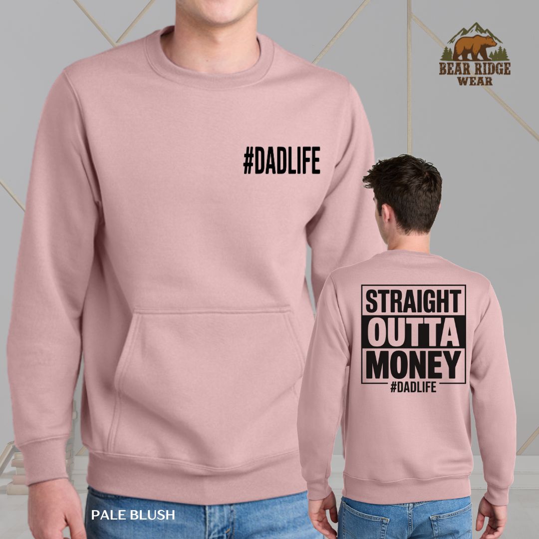 Straight Outta Money' Father's Day Kangaroo Crew