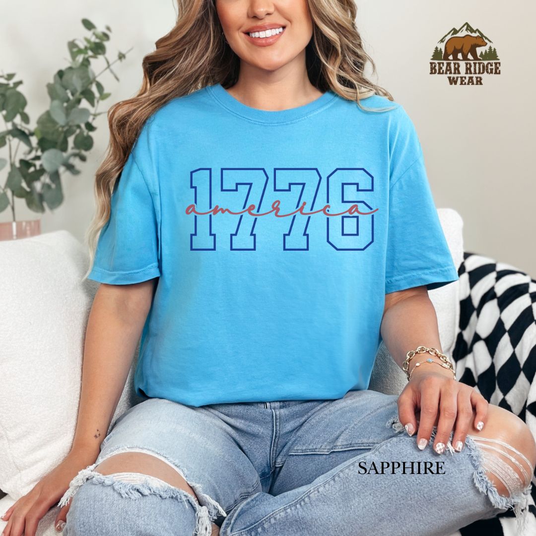 1776 america' Patriotic T-Shirts