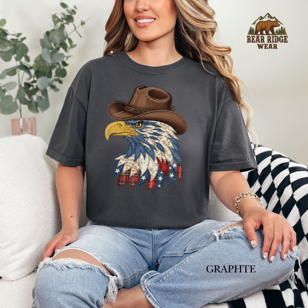 Eagle-Cowboy' Patriotic T-Shirts