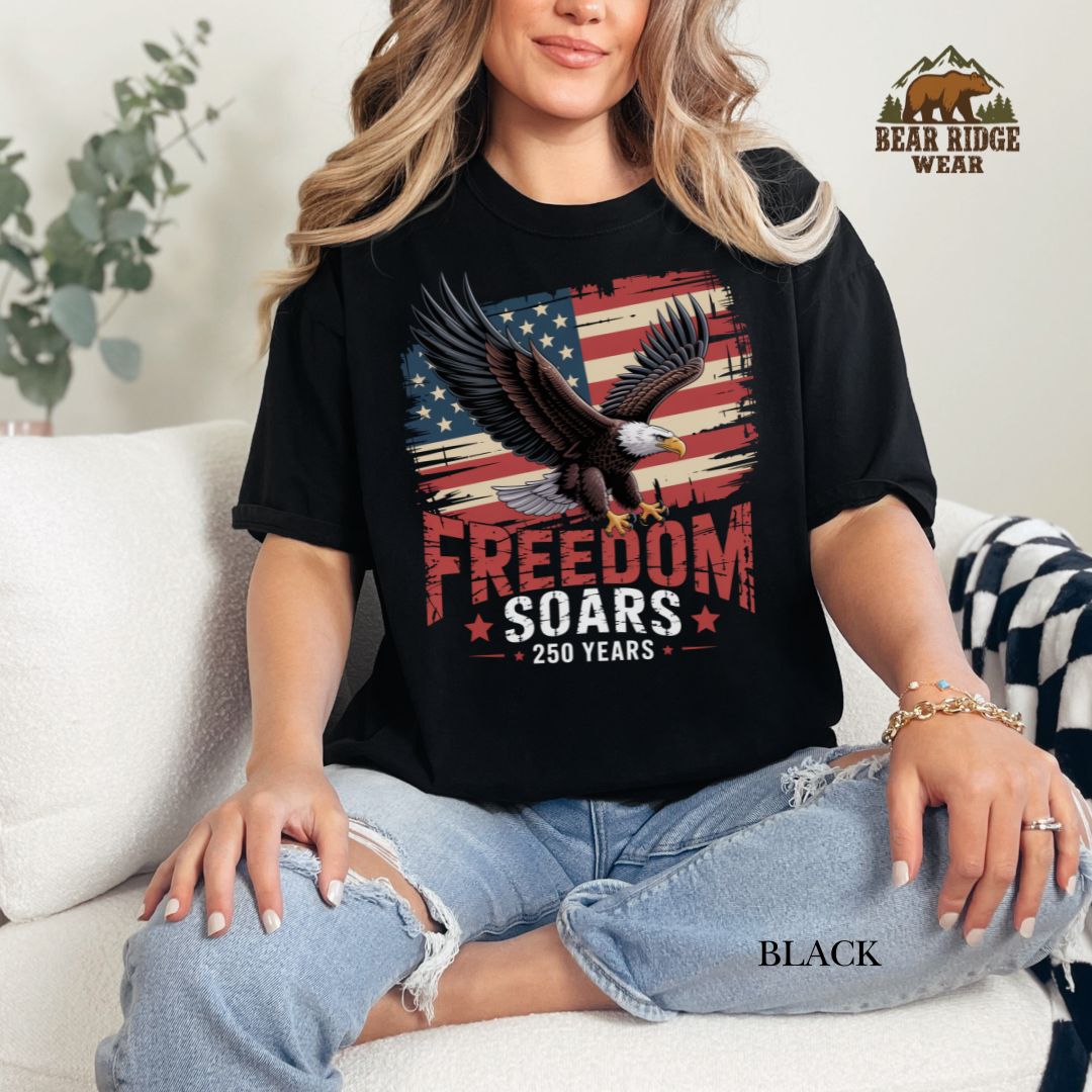 Freedom Soars-250 years' Patriotic T-Shirts