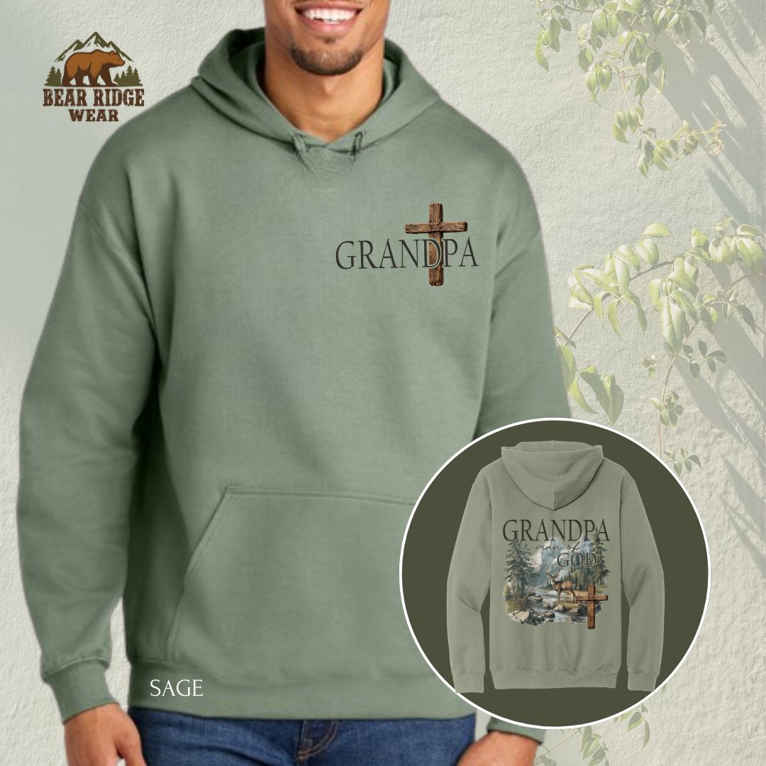 Grandpa Man Of God' Father's Day Hoodie