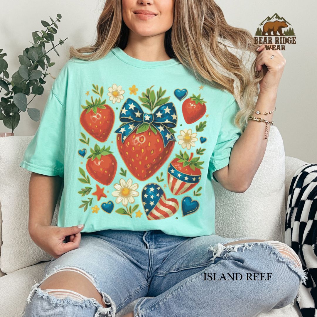 Strawberries' Patriotic T-Shirts