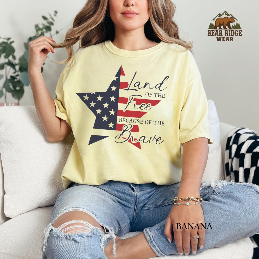 Land Of The Free-Star' Patriotic T-Shirts