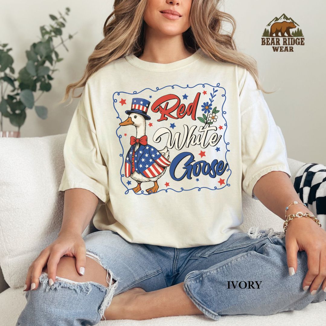 Red White Goose' Patriotic T-Shirts