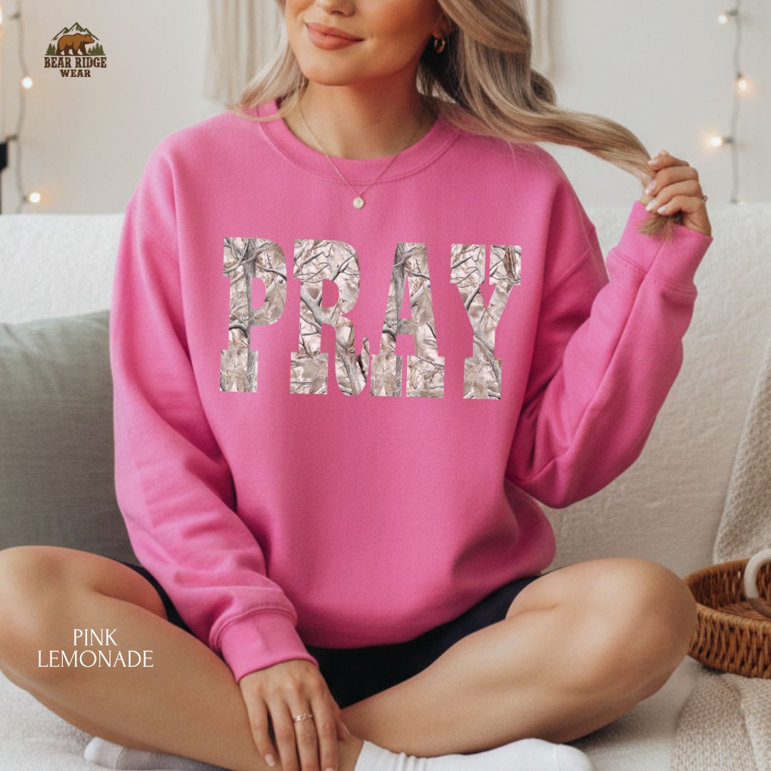 Pray-Camo' Faith Crewneck Sweatshirt