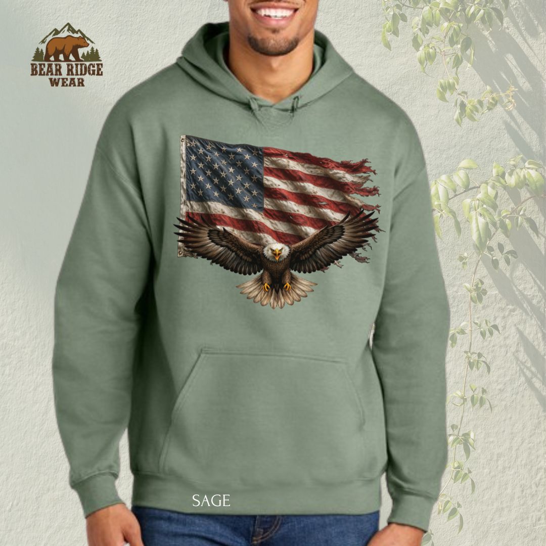 Flag - Eagle' Patriotic Hoodie