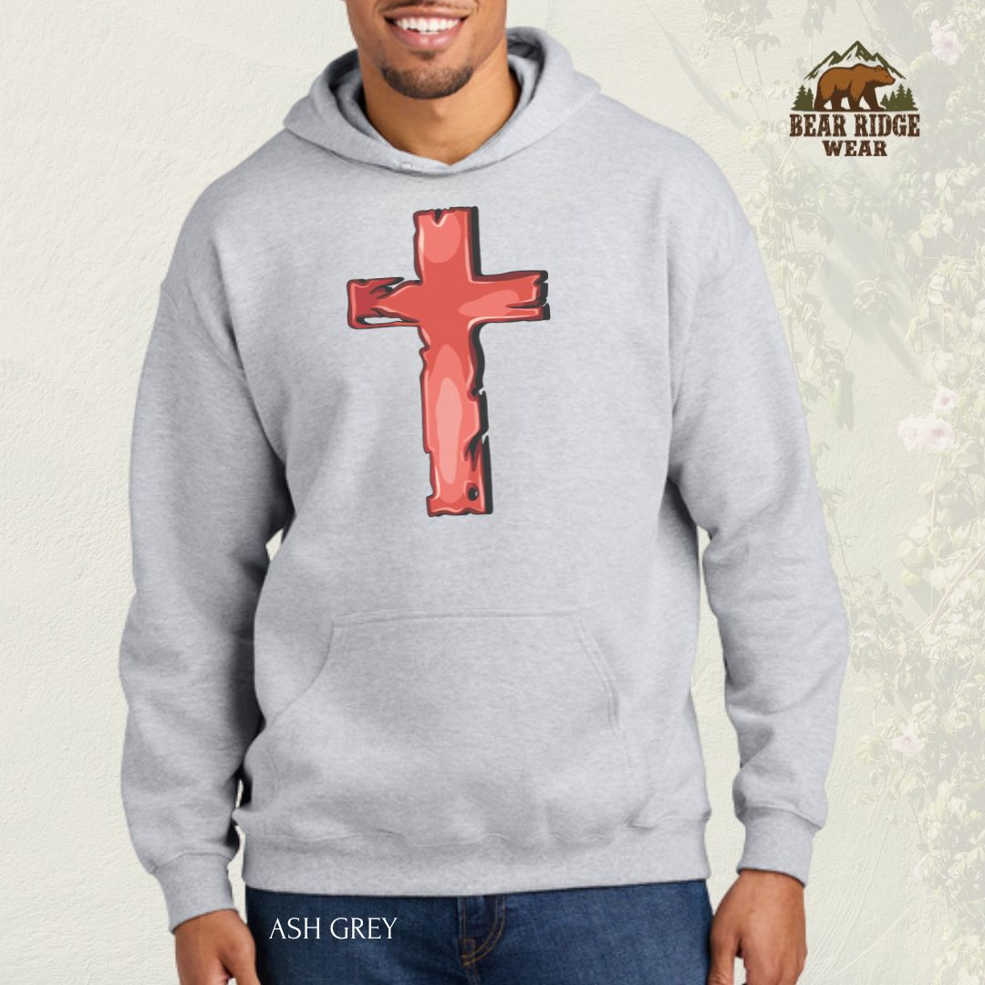 Cross-Red' Faith Hoodies