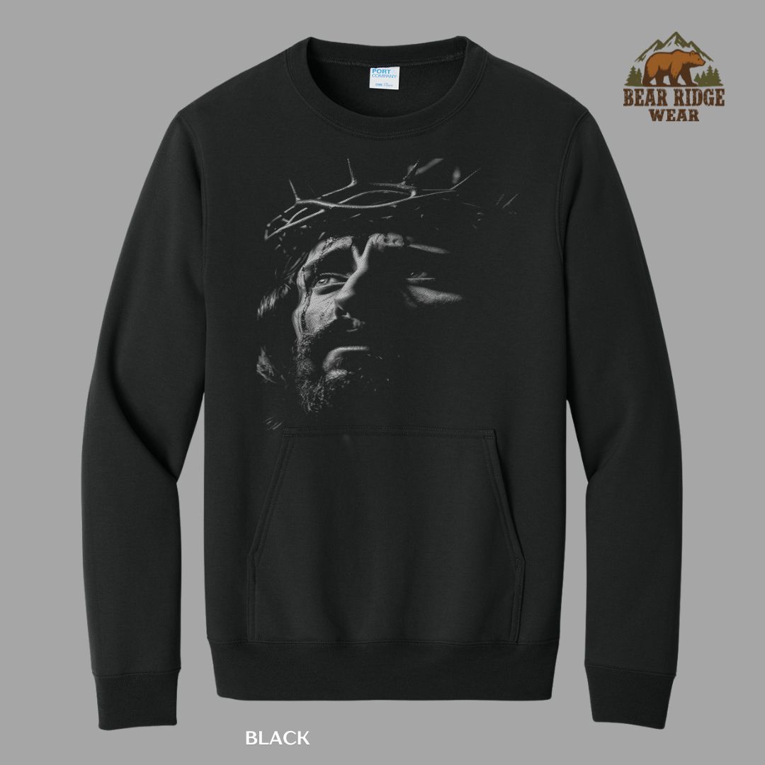 Jesus-Halftone Faith Kangaroo Crew