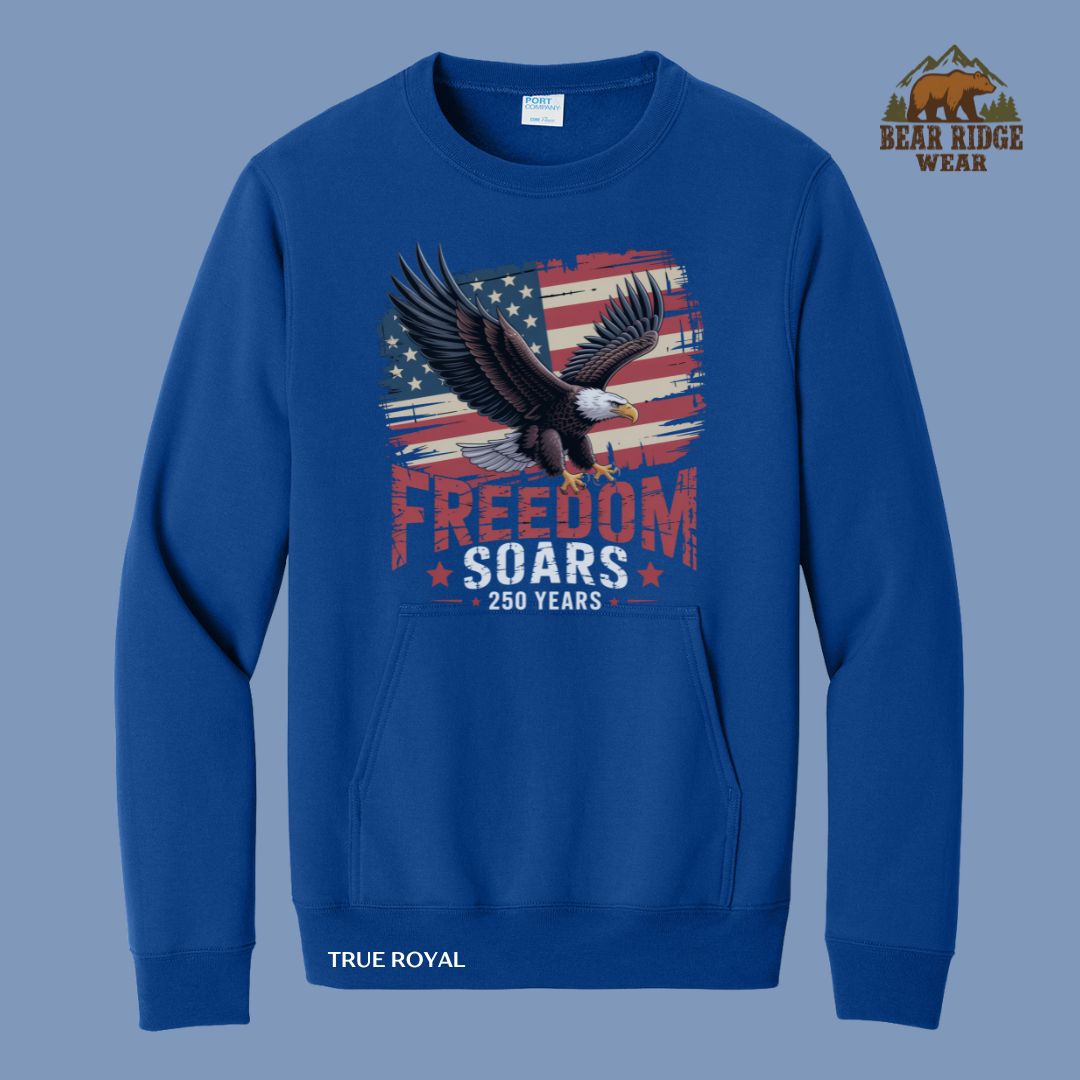 Freedom Soars-250 years Patriotic Kangaroo Crew