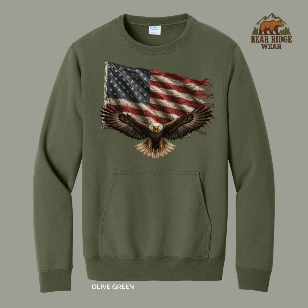 Flag - Eagle Patriotic Kangaroo Crew