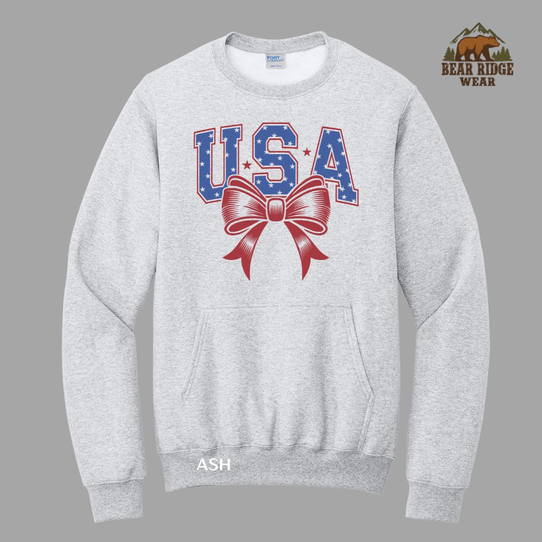 USA-Bow Patriotic Kangaroo Crew