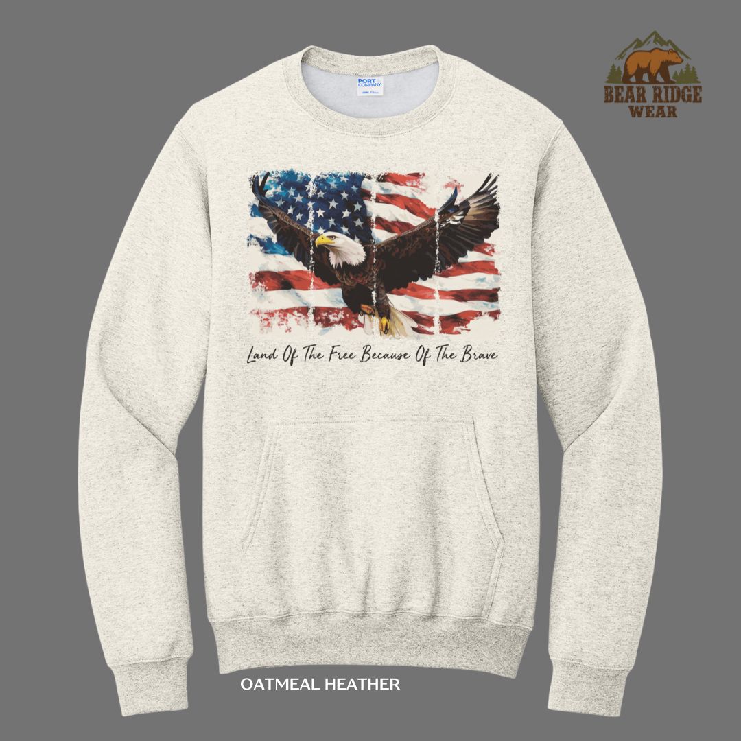Land Of The Free-Eagle Patriotic Kangaroo Crew