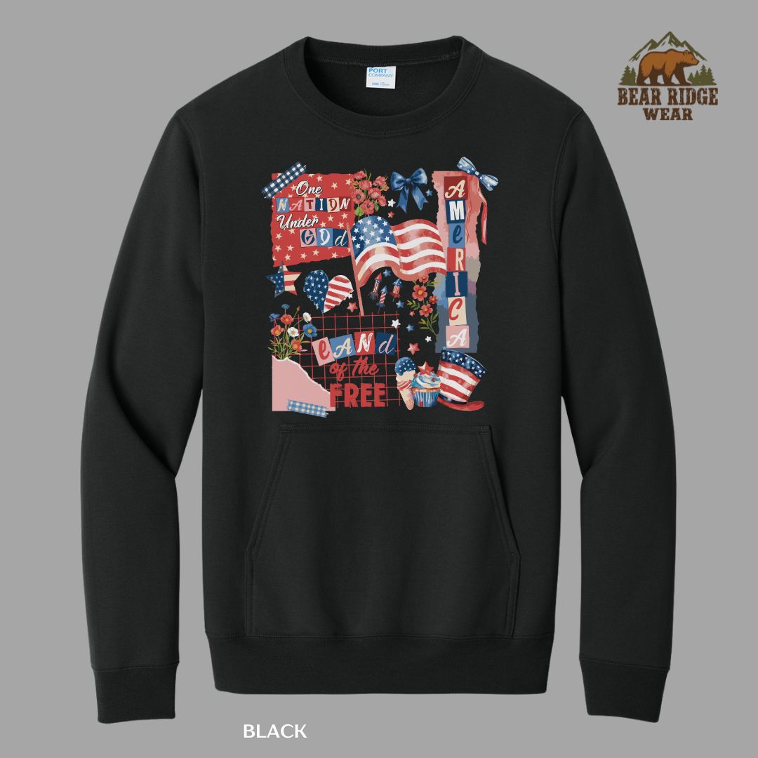 America-One Nation Patriotic Kangaroo Crew