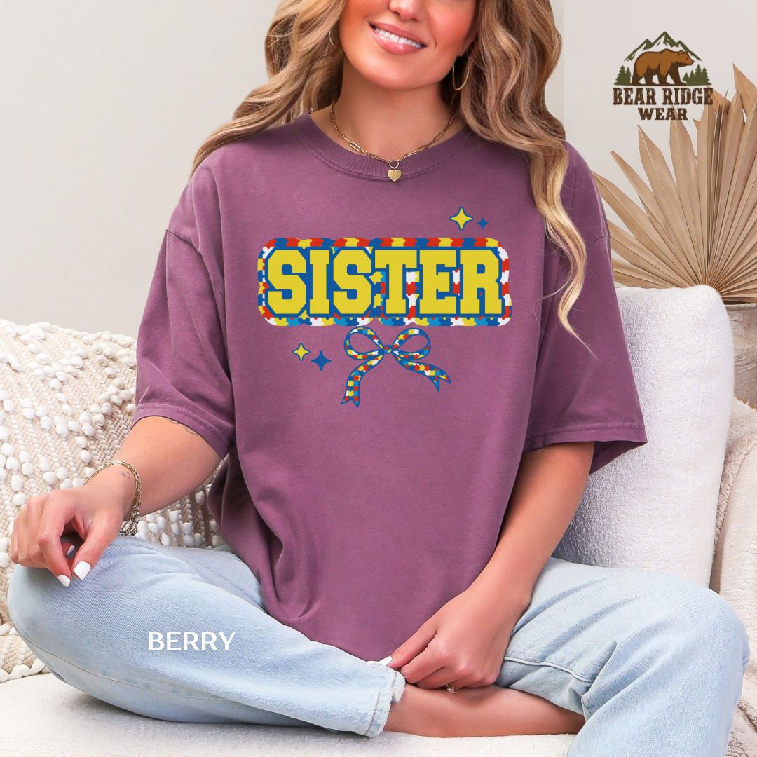 Autism-Sister Autism Awareness T-Shirt