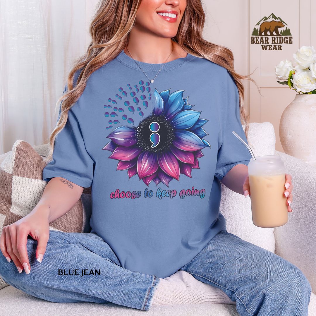 Choose To Keep Going Autism Awareness T-Shirt