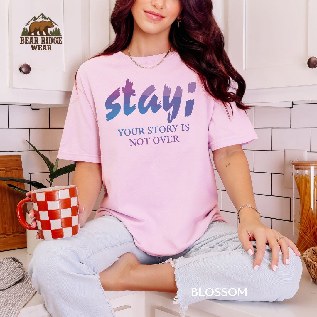 Stay Your Story Is Not Over Autism Awareness T-Shirt