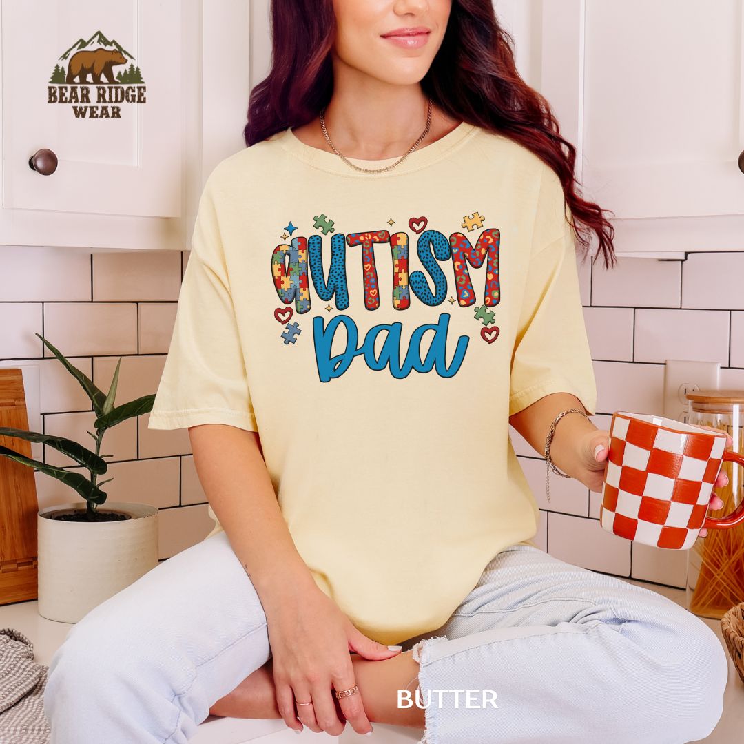 Autism-Dad 2 Autism Awareness T-Shirt