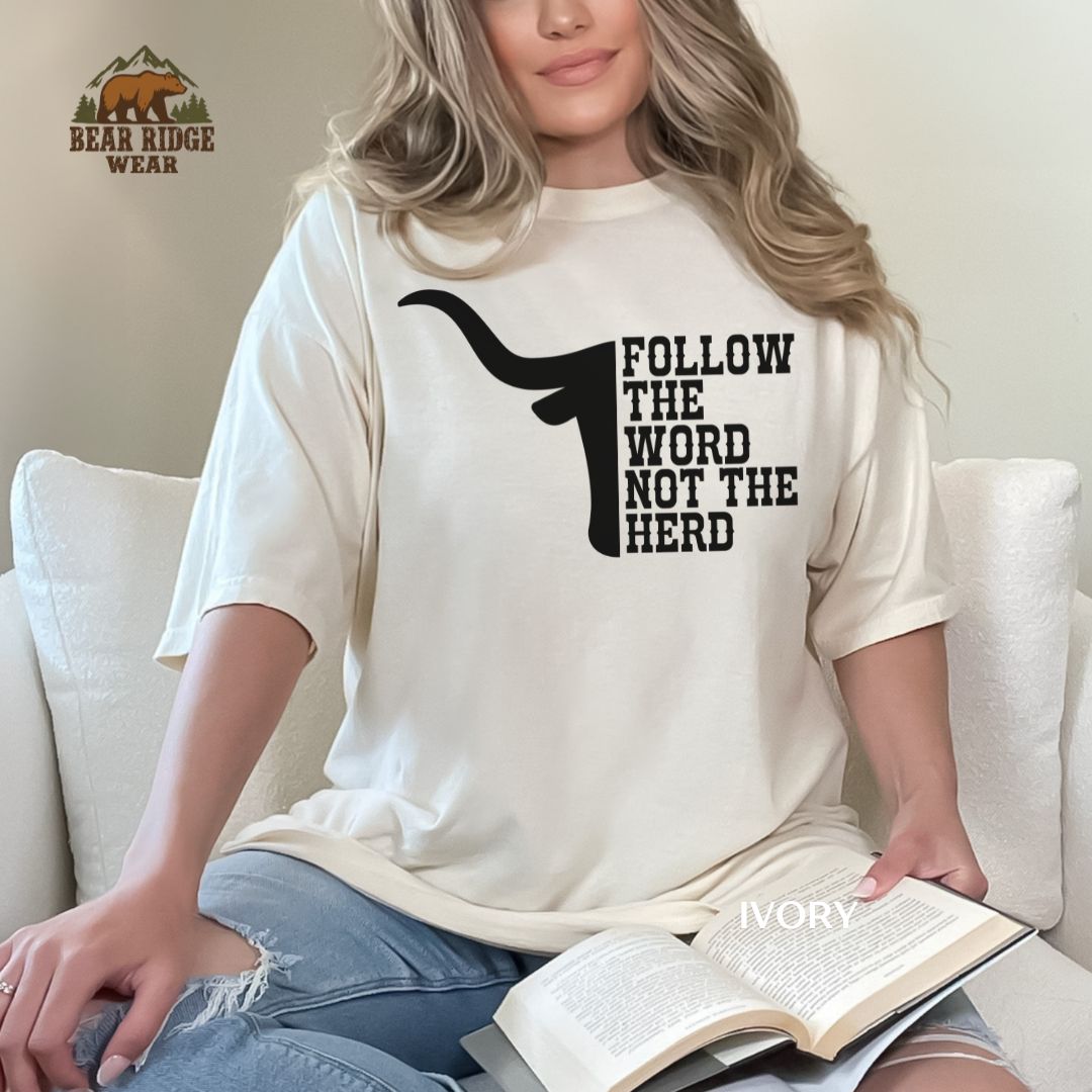 Follow The Word-Longhorn Faith T-shirt