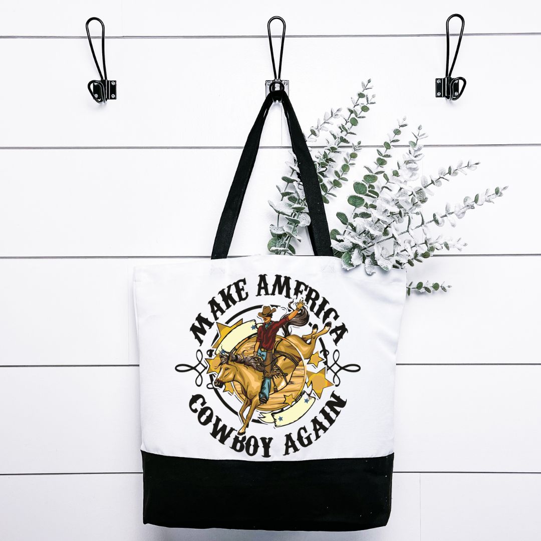 Make America Cowboy Again Tote