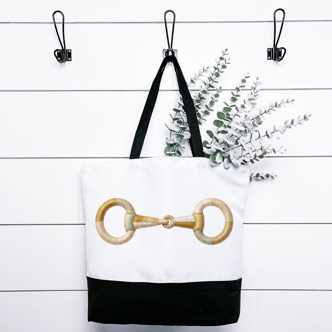 Horse Bit-Patchwork Tote