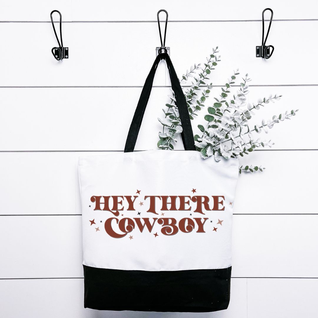 Hey There CowBoy Tote