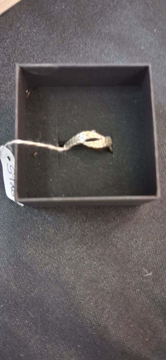 1.4g Size 7 Etched Braided Leaf