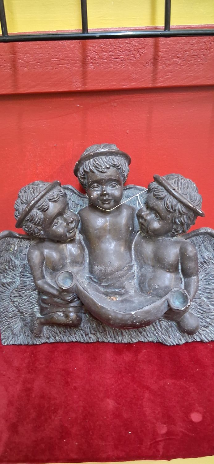 Vintage "Three Angel Choir" Sculpture