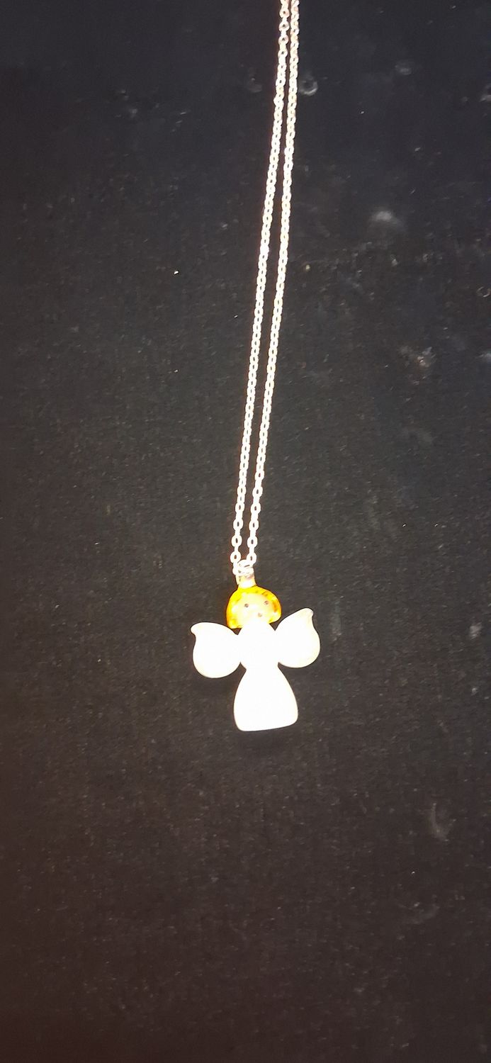 Glass Angel Pendant