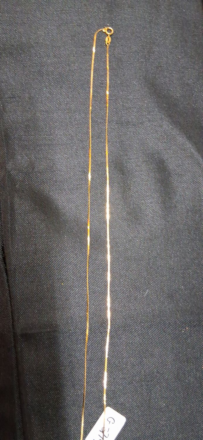 Vintage 18" 14K 080 Serpentine Chain