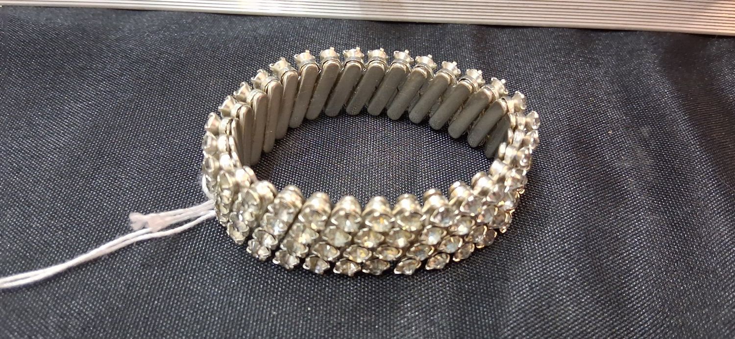 Stretch Rhinestone Cuff