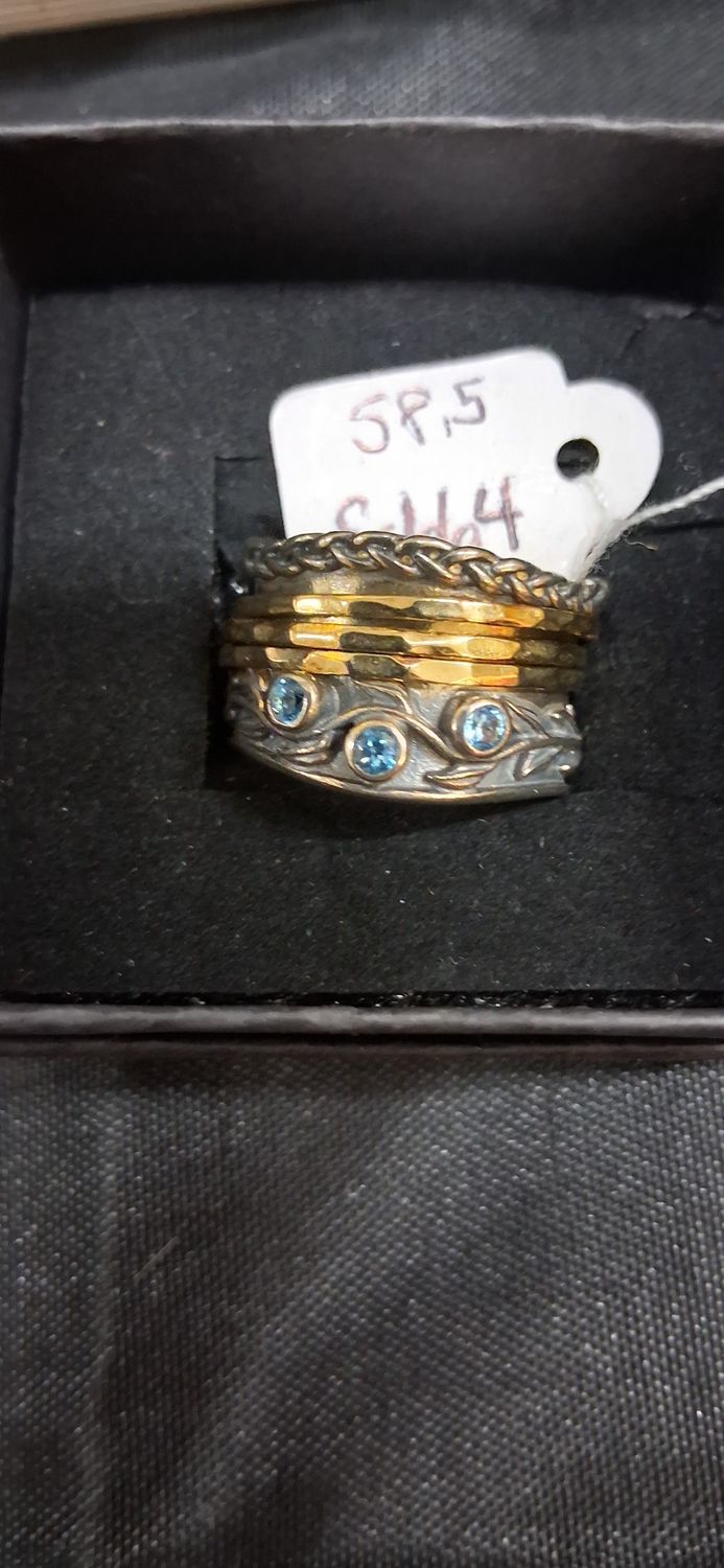 PZ Israel 925 Sterl and Blue Topaz