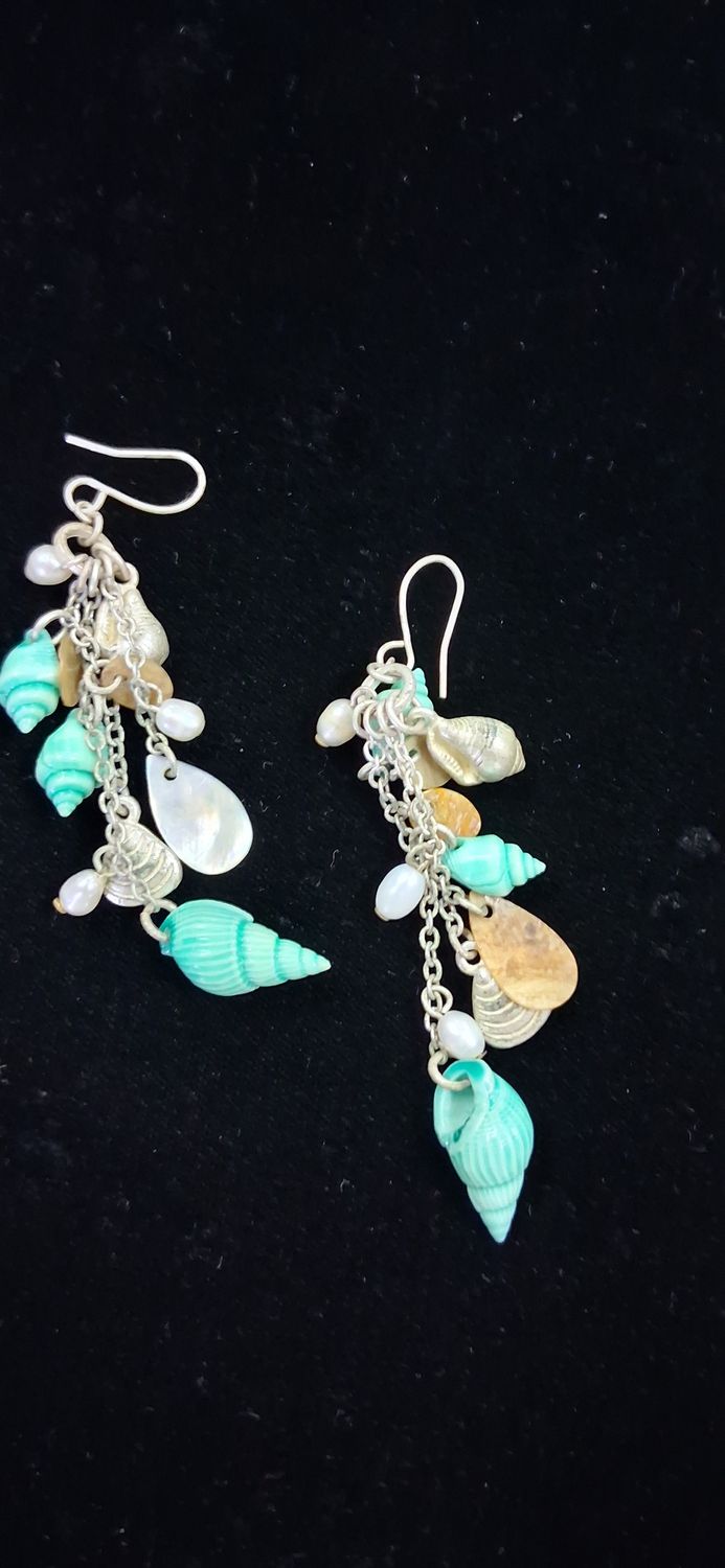 Seafoam green Dangles