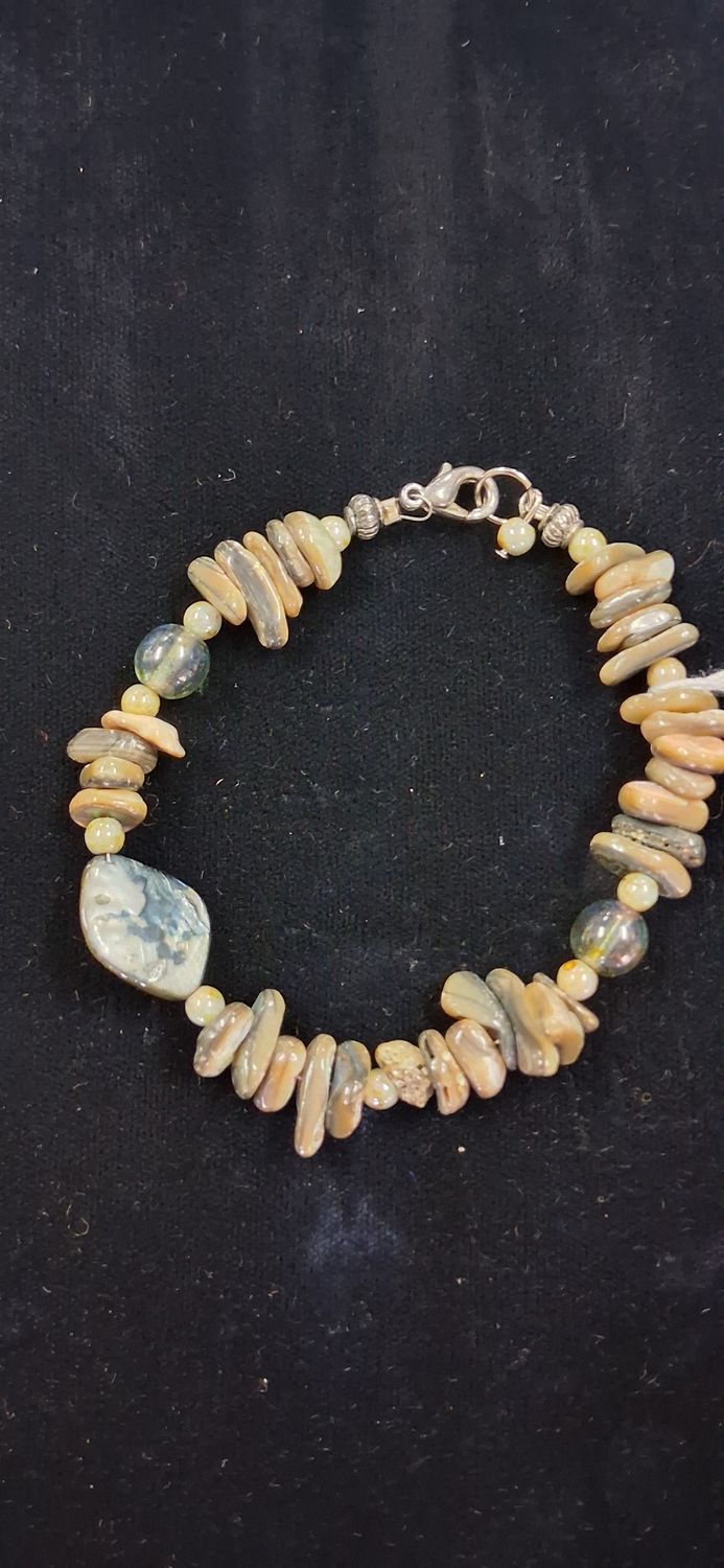 Abalone Shell and Bead