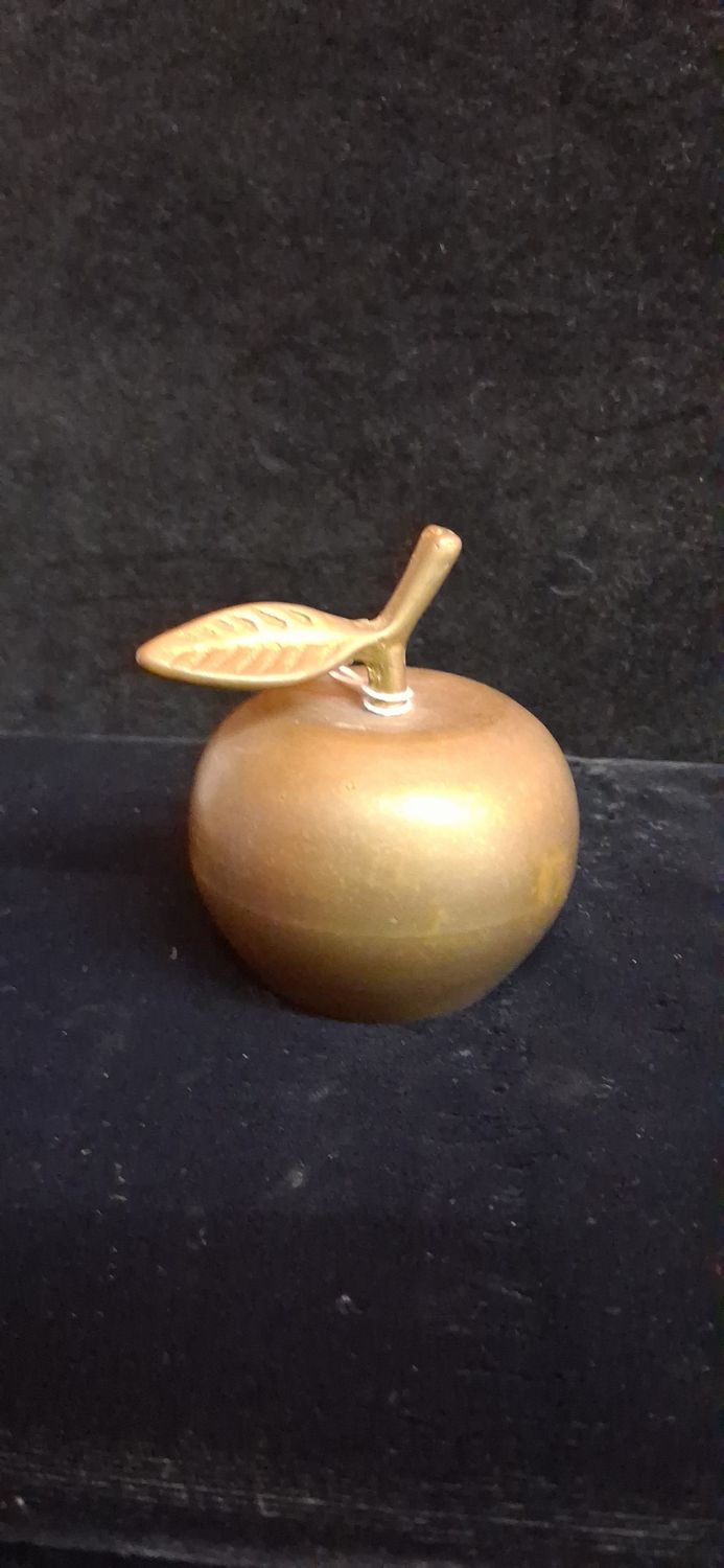 Vintage Brass "Teacher's Apple" Bell