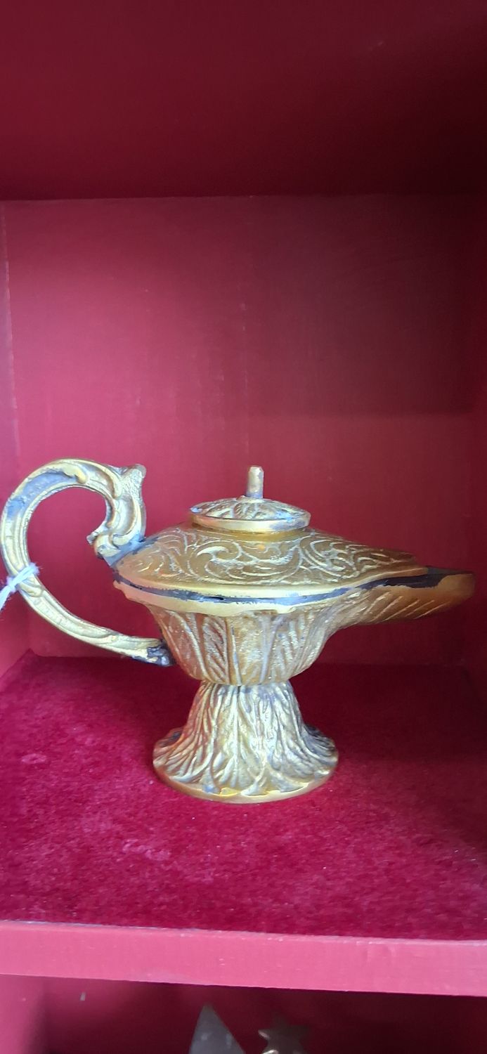 Ancient Bronze Oil Lamp