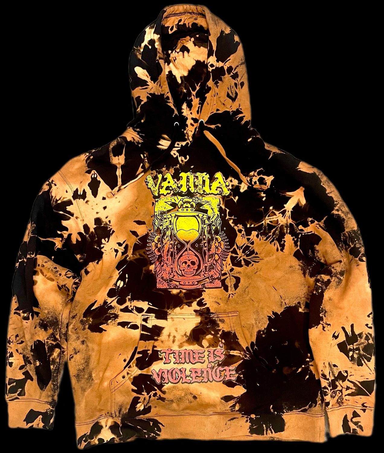TIV bleach-dyed hoodie