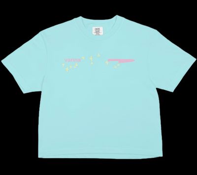 Birds &amp; Knife light blue women's boxy t-shirt (Pre-Sale)