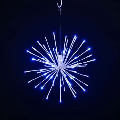 Christmas LED Spritzer, Color: Blue, Size: 16 inch