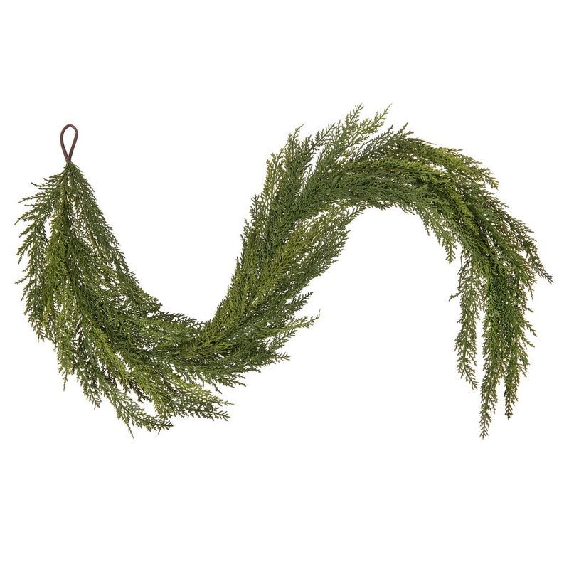 72&quot; Green Cedar Garland