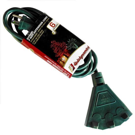 Extension Cord Triple Tap