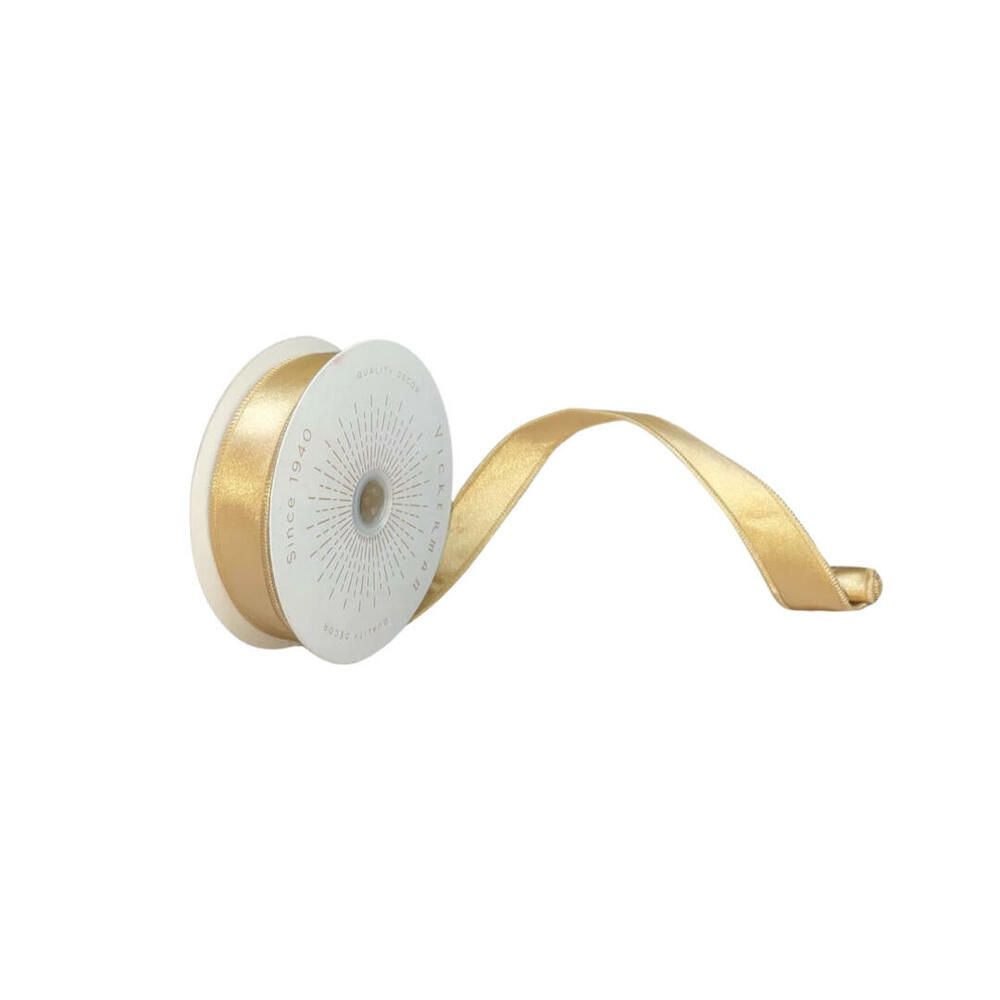 1” x 10yd Champagne Satin Ribbon