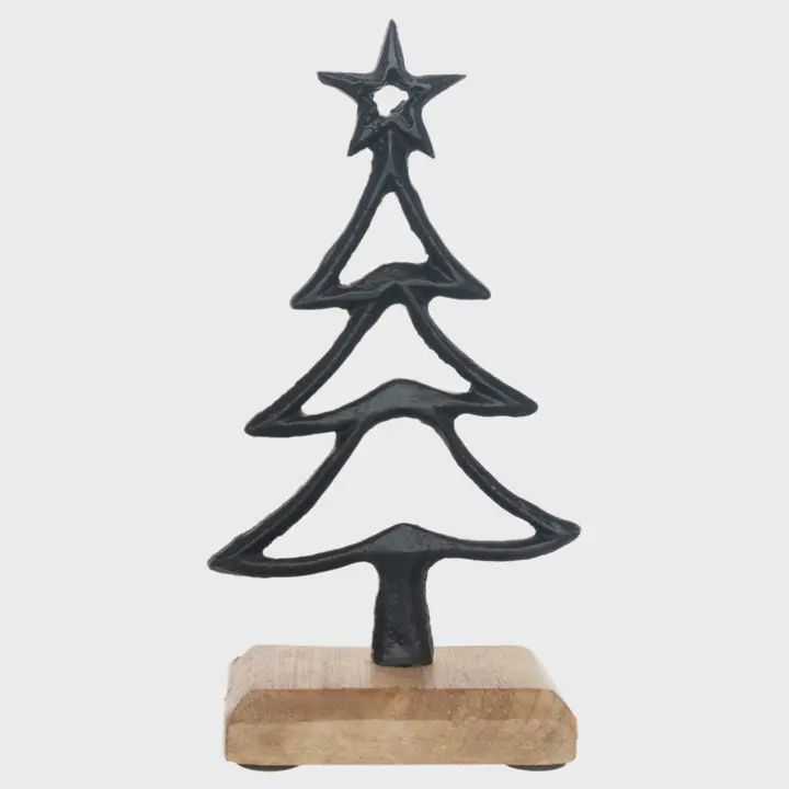 Long Black Metal Tree 3.5”