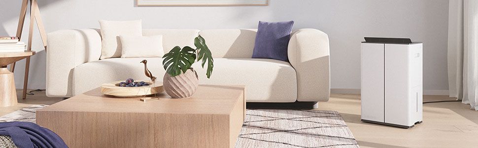 Stadler Form Lukas Swiss Design Dehumidifier, 20L/Day, for Home/Office up to 70m². WiFi Control, Silent Operation, Laundry Drying, Child Lock, Versatile Drainage, 2-Year Warranty + Local Support.