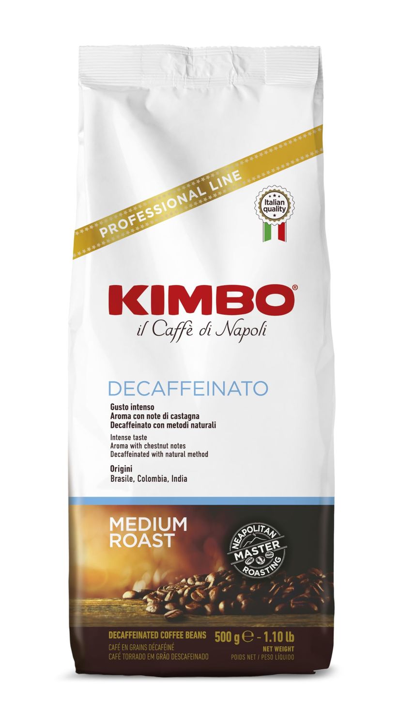 Kimbo Decaf Coffee Beans - 500g