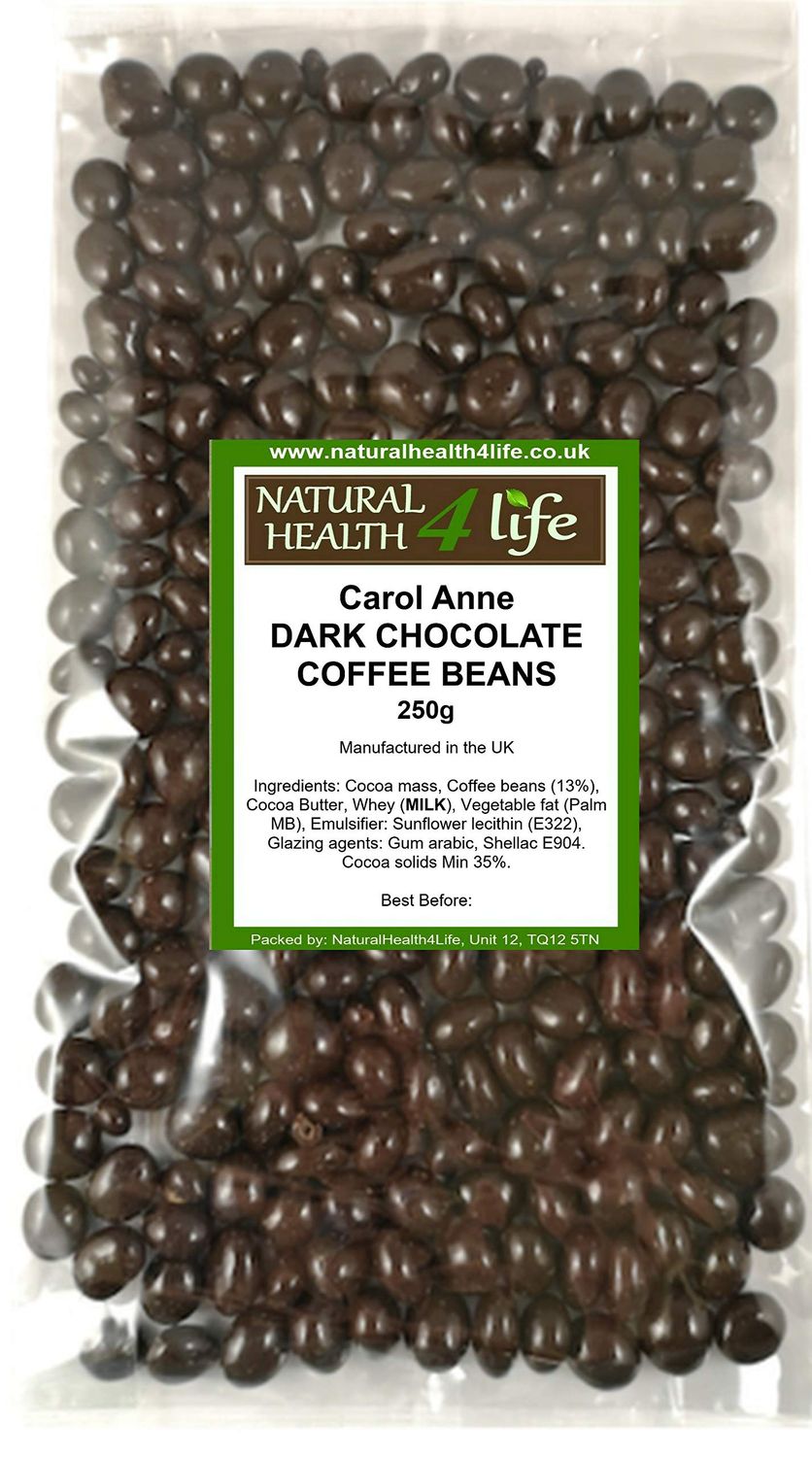 Carol Anne - Dark Chocolate Coffee Beans - 250g