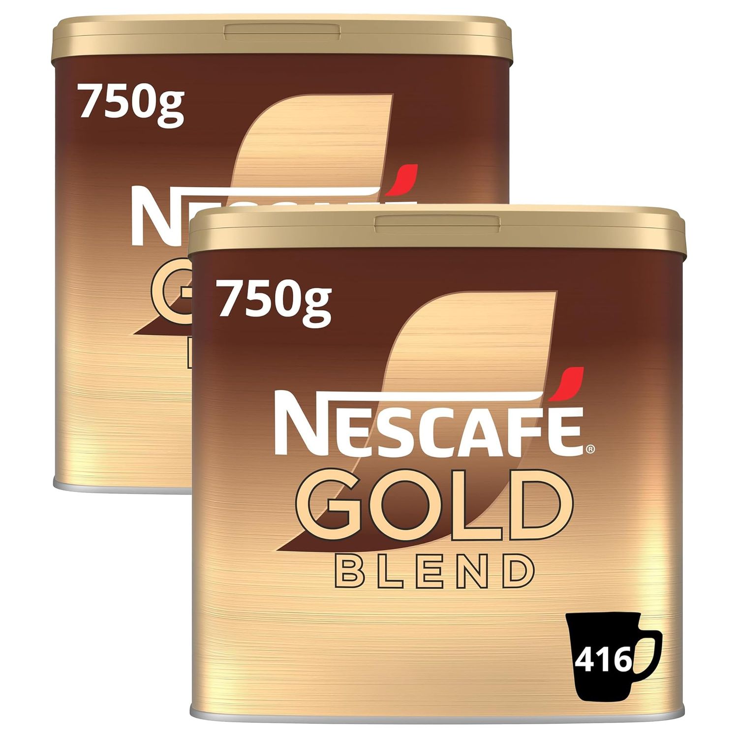 NESCAFÉ Gold Blend Instant Coffee 2 x 750g Tins