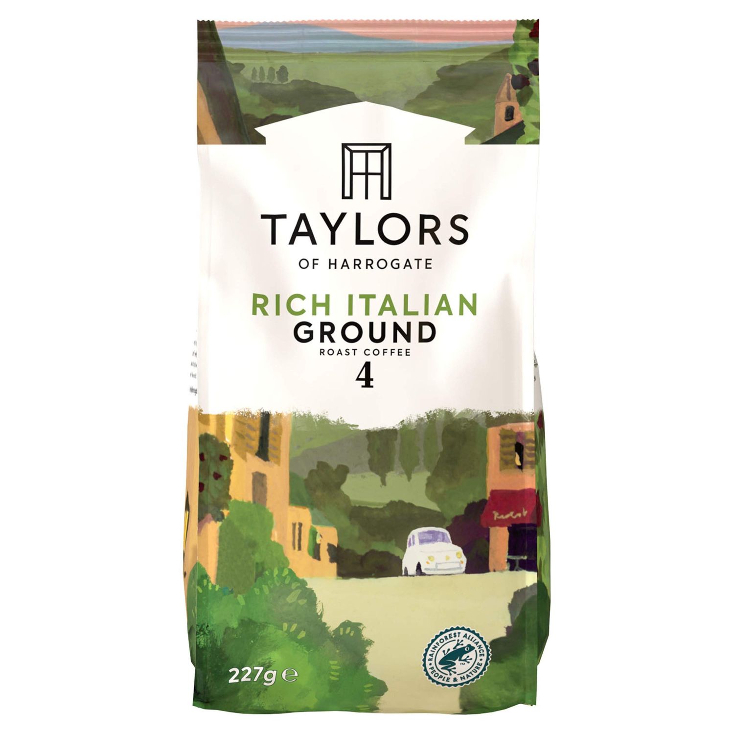 Taylors Of Harrogate Rich Italian Ground Coffee, 227 g (Pack of 6)