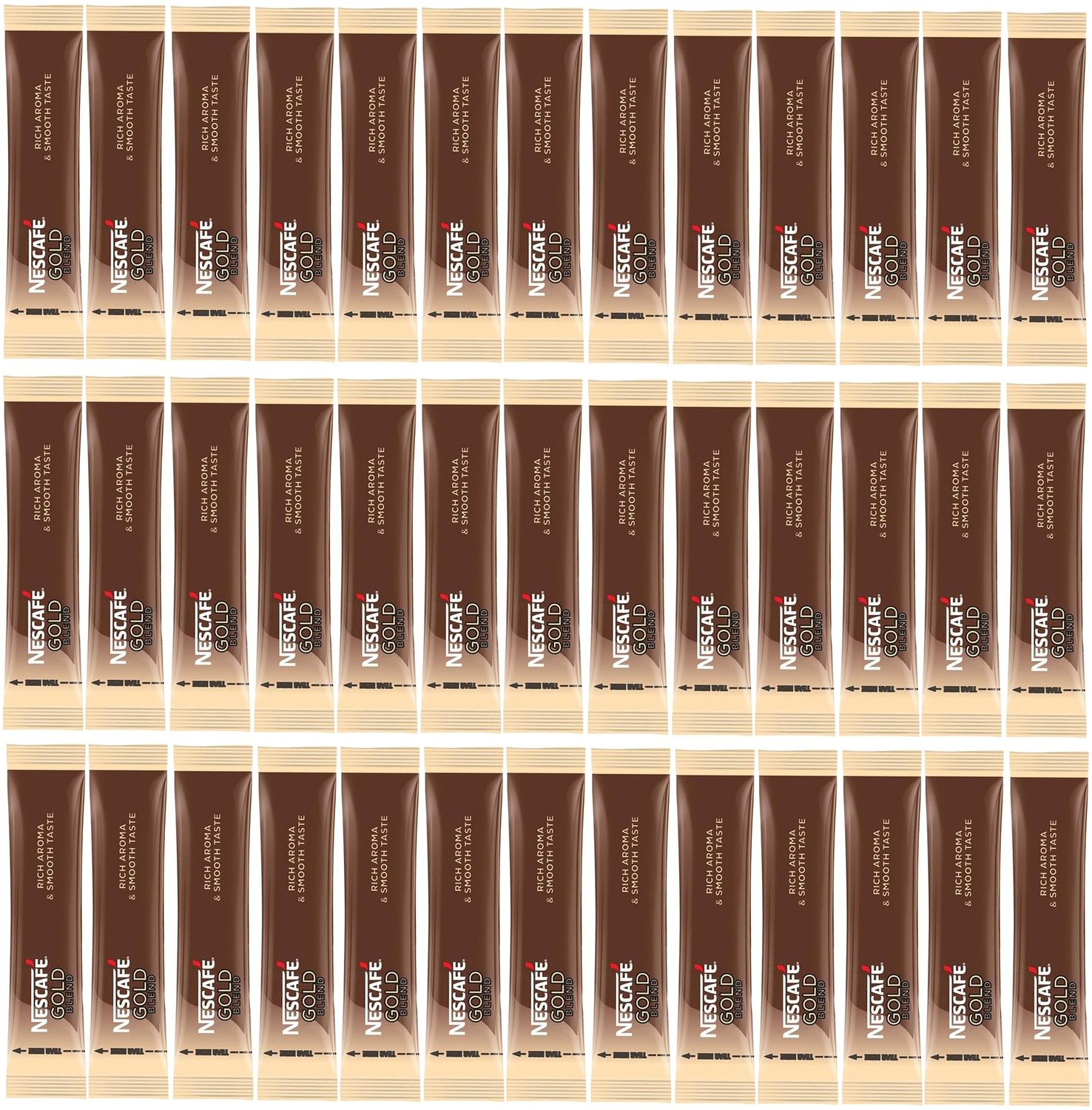 NESCAFÉ Gold Blend Medium Roast Instant Coffee Sachets - 50 x 1.8g Sticks