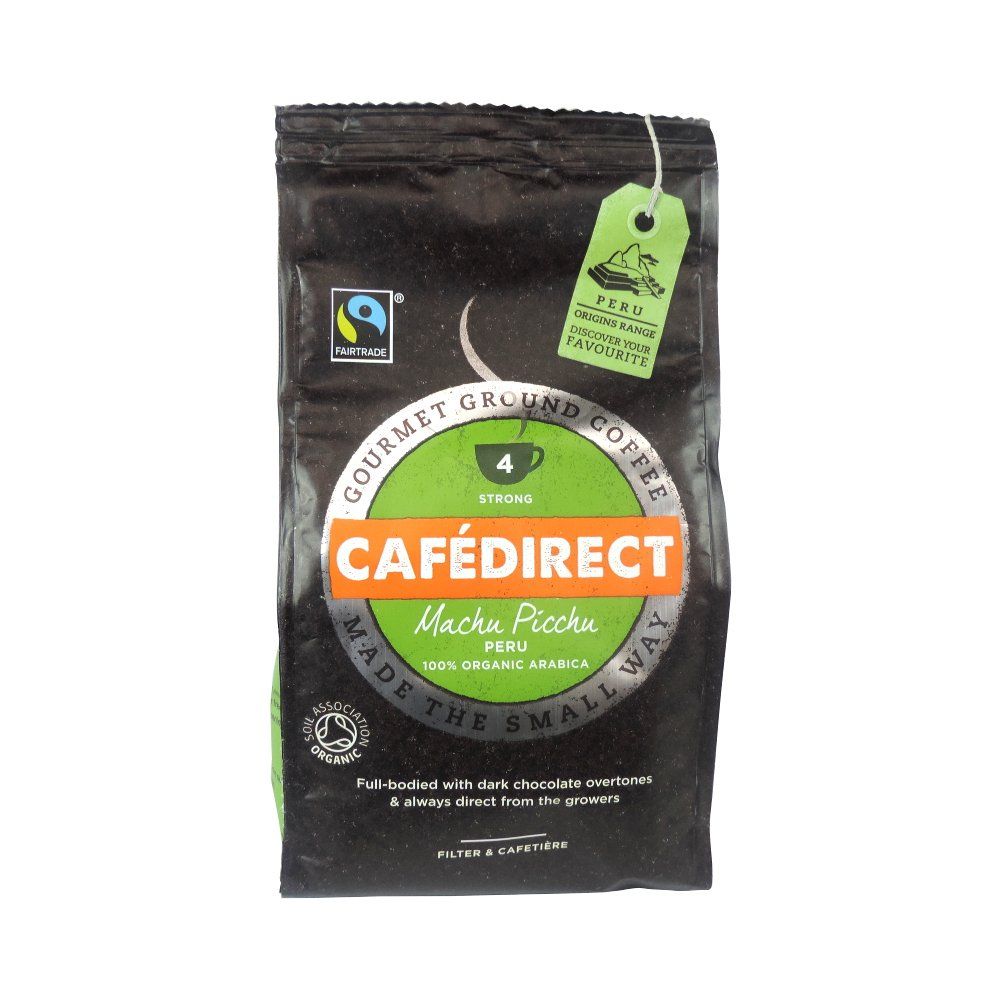 Cafédirect Fairtrade Machu Picchu Whole Bean Coffee, 227g