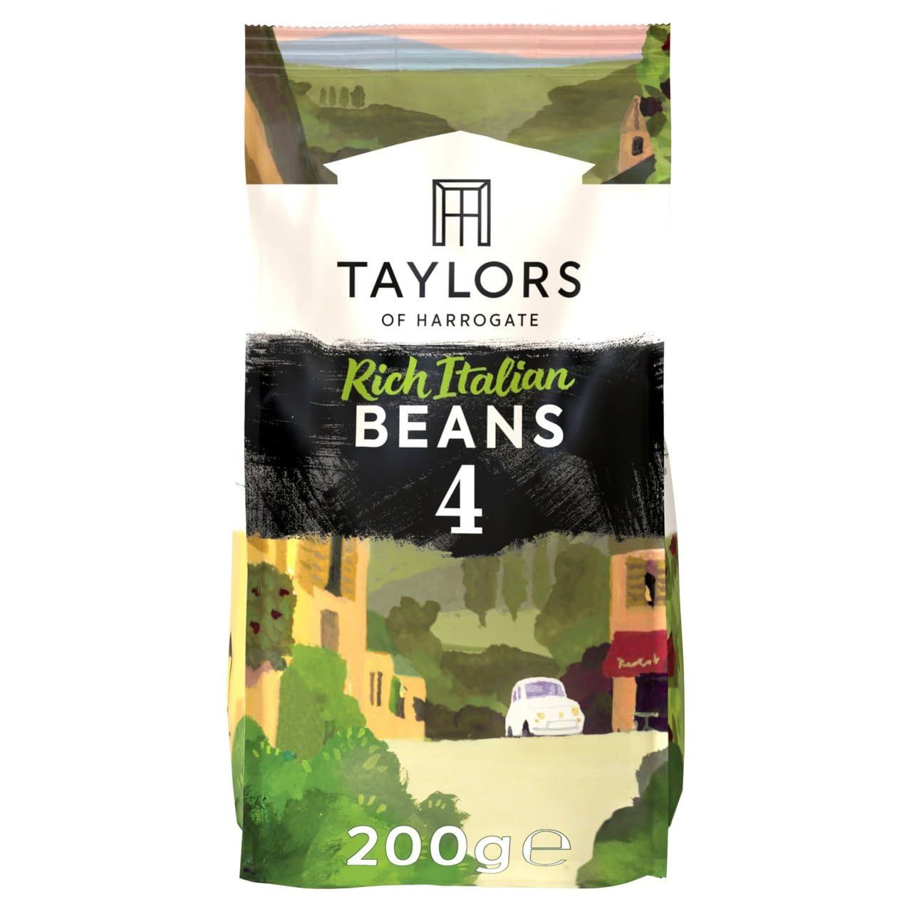 Taylors of Harrogate Rich Italian Coffee Beans, Roast 4, 200 g Bag (Pack of 1)